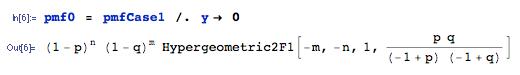 difference of two binomial random variables